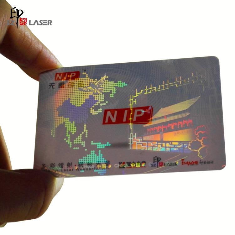 Transparent Custom Holographic Laminate Overlay for PVC ID Cards - China  Holographic Overlay, Hologram Lamination